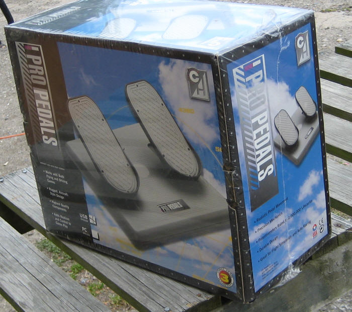 CH Products UBS Port Game Flight Simulator Driving Foot Pedals 7 Foot